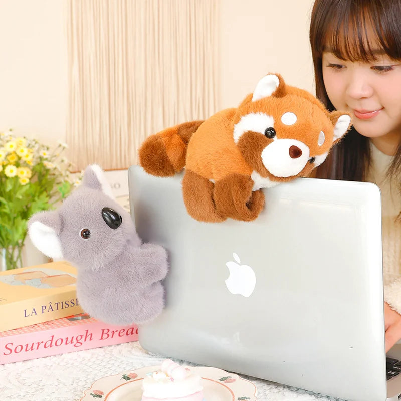 Cuddly Animal Slap Snap Wrap Wristband Bracelet Bunny Koala Raccoon Turtle Hippo Plush Hand Ring Wristband Toys Funny Gift