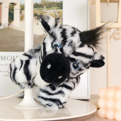 Cuddly Animal Slap Snap Wrap Wristband Bracelet Bunny Koala Raccoon Turtle Hippo Plush Hand Ring Wristband Toys Funny Gift